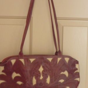 Leathers in Leather Hand Tooled Purse